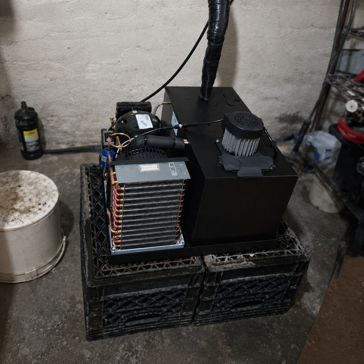 Glycol chiller used in a draft beer system